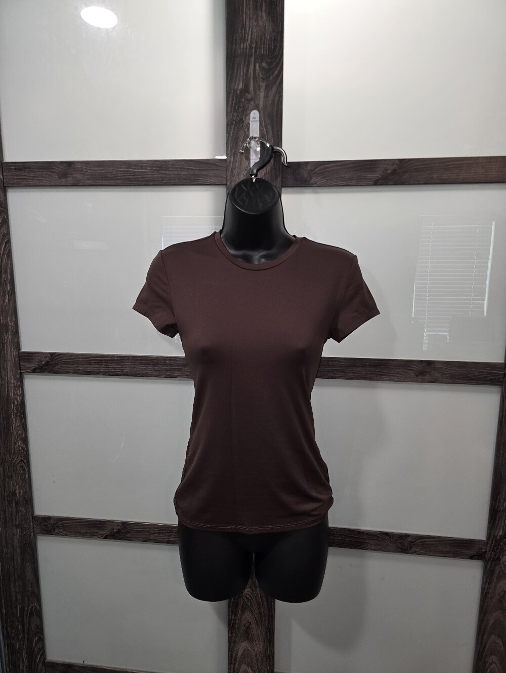 H&M Microfiber Short Sleeve Shirt Sz S